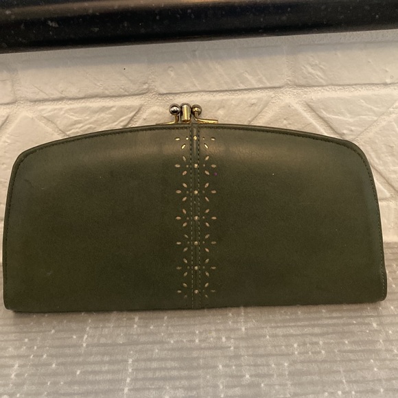 Vintage Baronet Olive Clutch Wallet - Picture 3 of 14